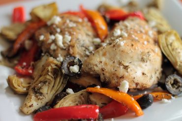 Juicy Chicken, Sweet Peppers and Tangy Olives