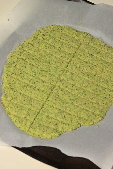 Dough for these paleo broccoli "cheese" sticks