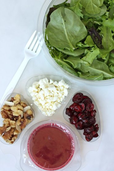 Portable, pre-packaged salads are a great way to eat healthy on the go!